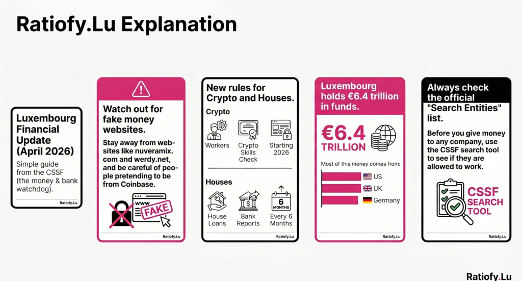 April 2026 CSSF Newsletter No 303: What happened during last month in the Financial Sector in Luxembourg?