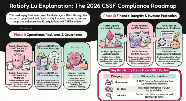 The CSSF’s 2026 priorities for supervising the investment fund sector according to the communication published on 31 March 2026