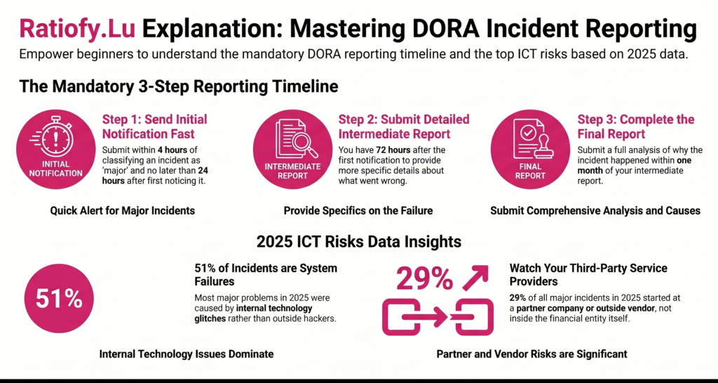2025 Report on major ICT-related incidents published under Joint-ESA report under Article 22 of DORA - Ratiofy.Lu