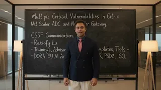 Multiple Critical Vulnerabilities in Citrix NetScaler ADC and NetScaler Gateway CVE-2026-88771, CVE-2026-88772, CVE-2026-88773, CVE-2026-88774, CVE-2026-88775, CVE-2026-88776, CVE-2026-88777, CVE-2026-88778 - CSSF Communication